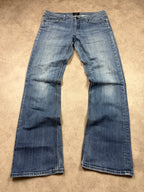 Vigoss Vintage Jeans Backprint Y2K Bootcut Fit 2006 M Damen