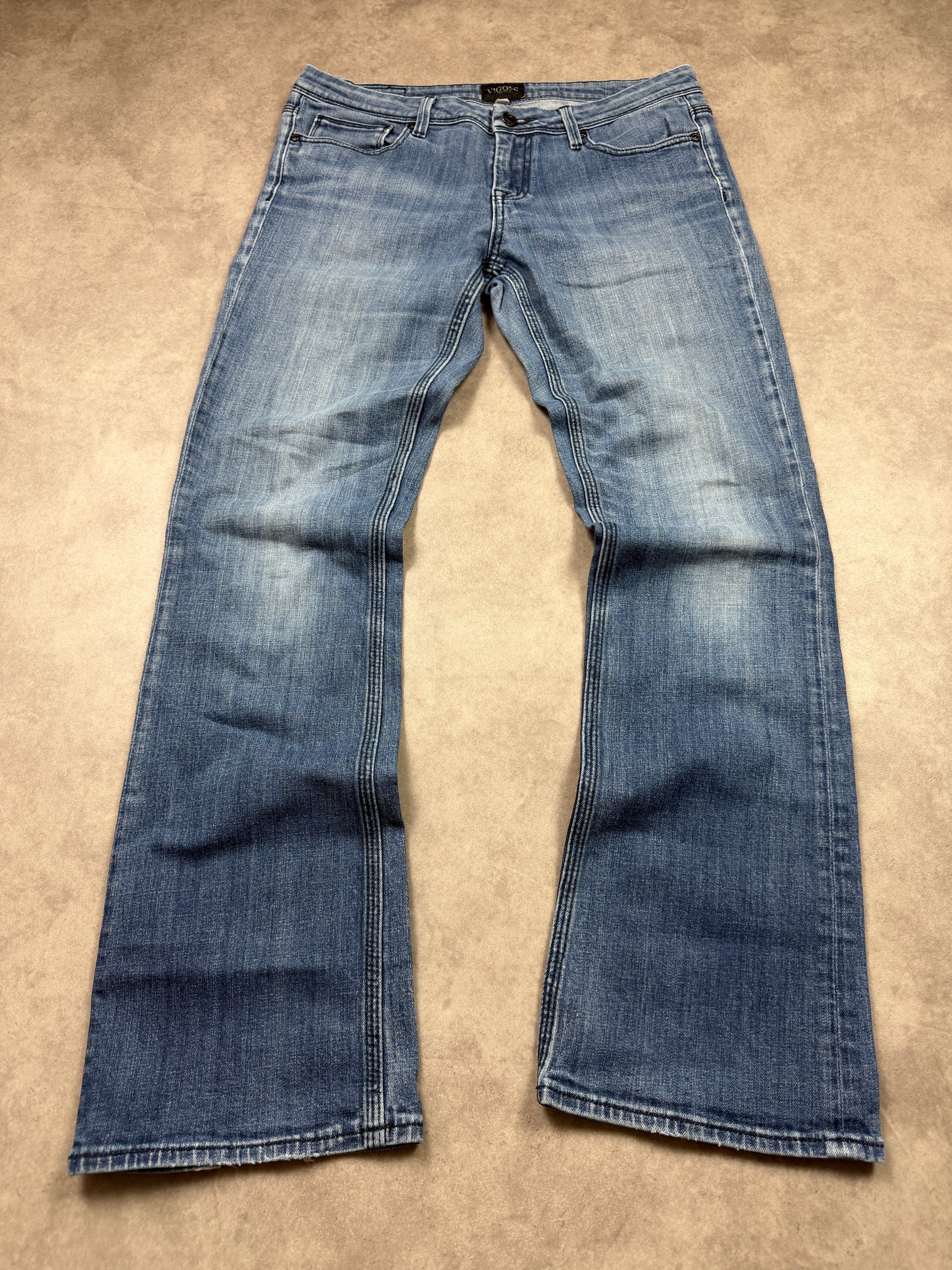 Vigoss Vintage Jeans Backprint Y2K Bootcut Fit 2006 M Damen