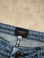 Vigoss Vintage Jeans Backprint Y2K Bootcut Fit 2006 M Damen
