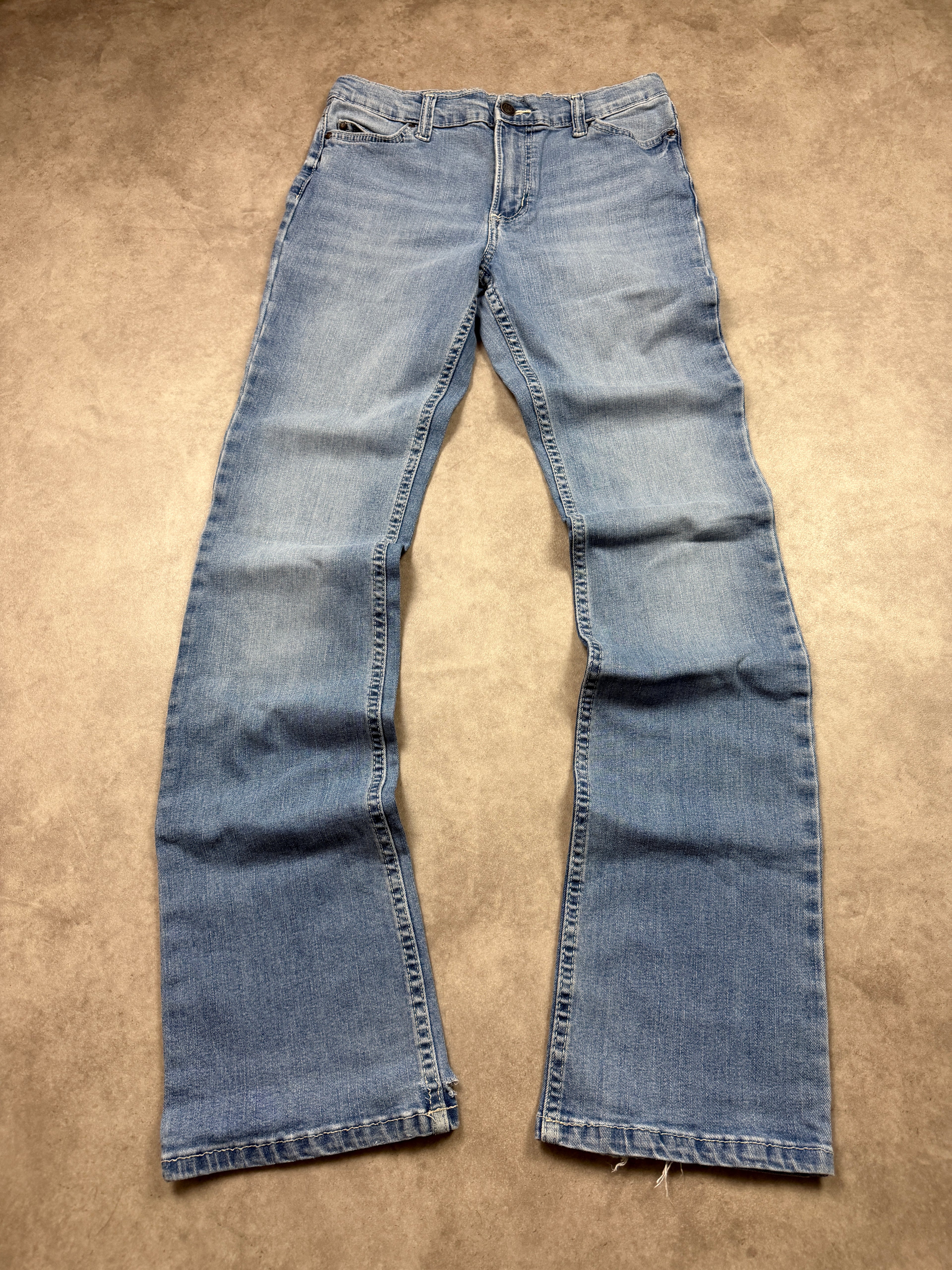 Wrangler Vintage Jeans Backprint Y2K Bootcut Fit 2004 M Damen