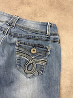 Angels Vintage Jeans Backprint Y2K Bootcut Fit 2005 S Damen