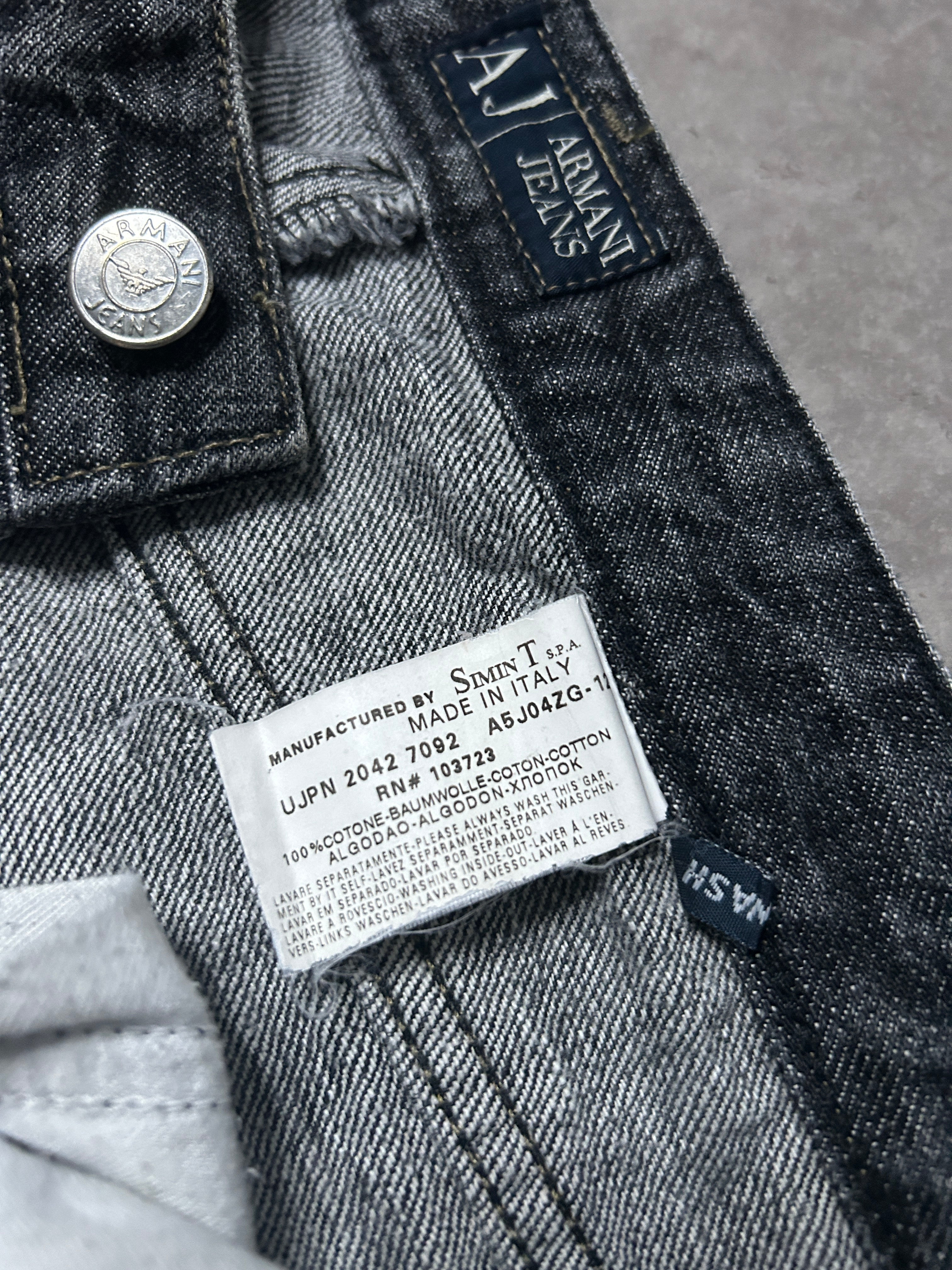 Armani Vintage Regular Fit Jeans 2007 S