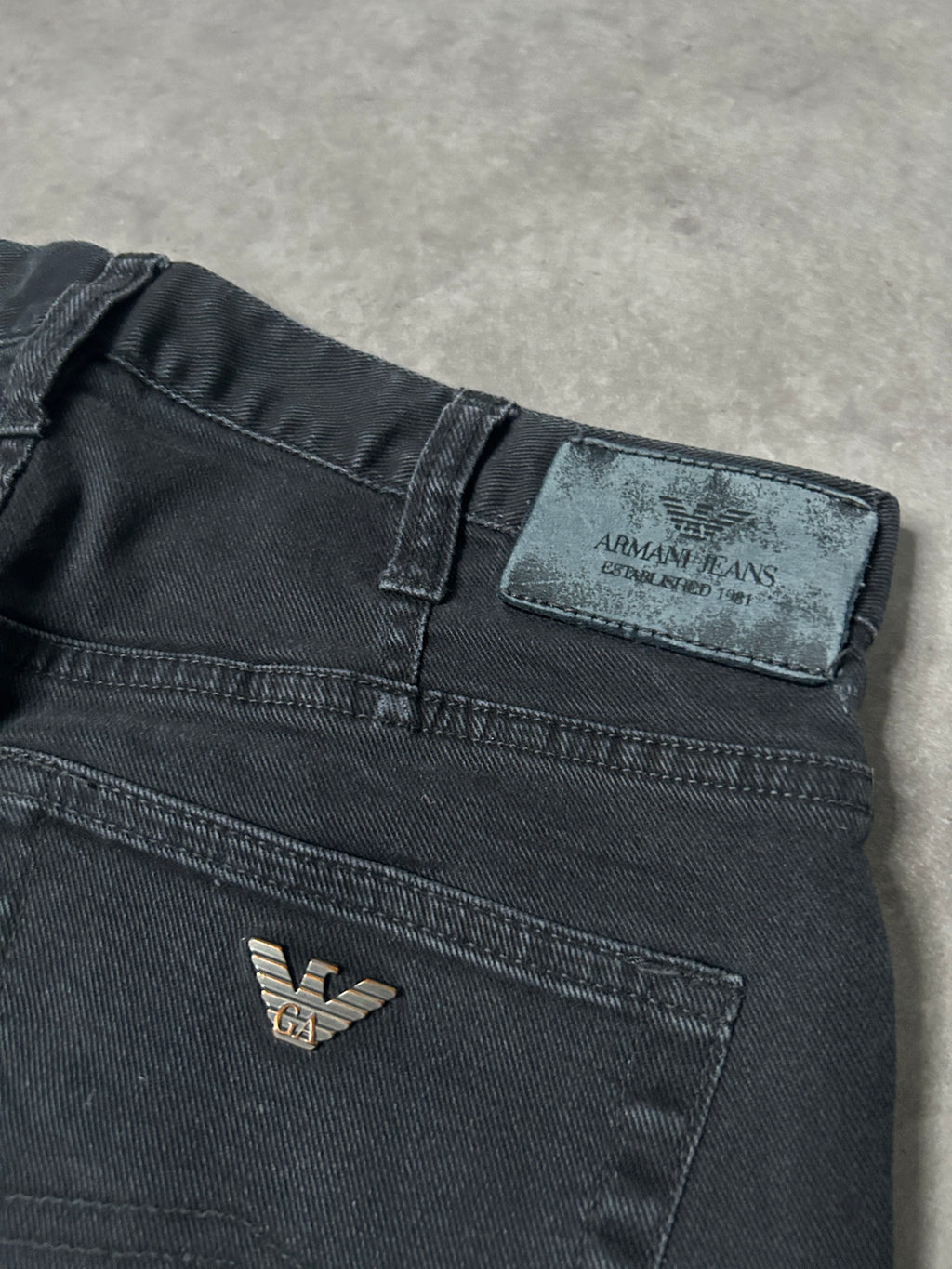 Armani Vintage Straight Fit Jeans 2010 S