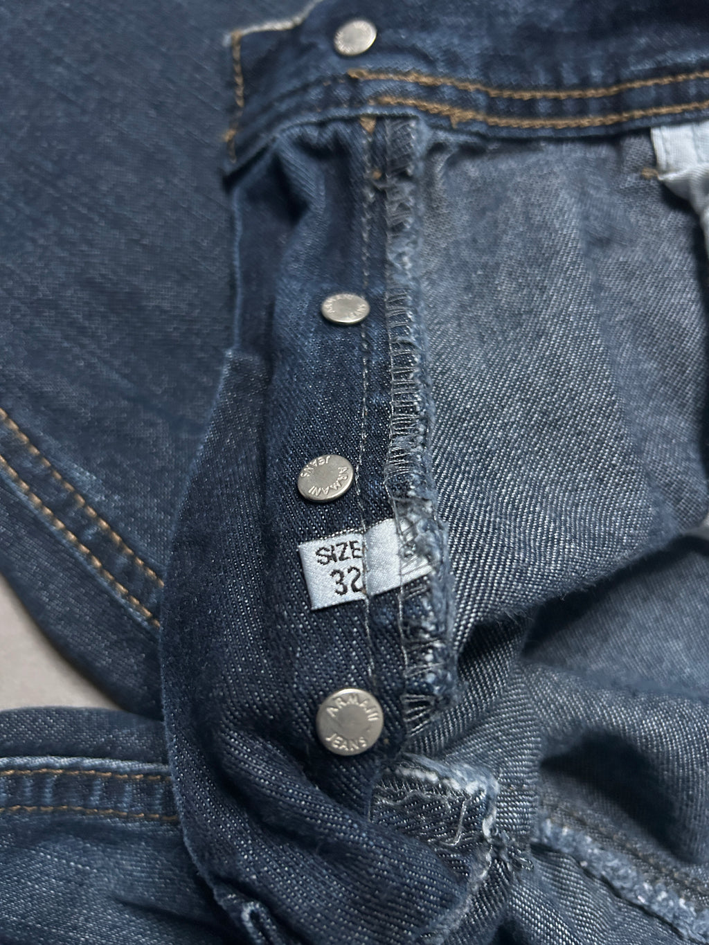 Armani Vintage Straight Fit Jeans 2008 M