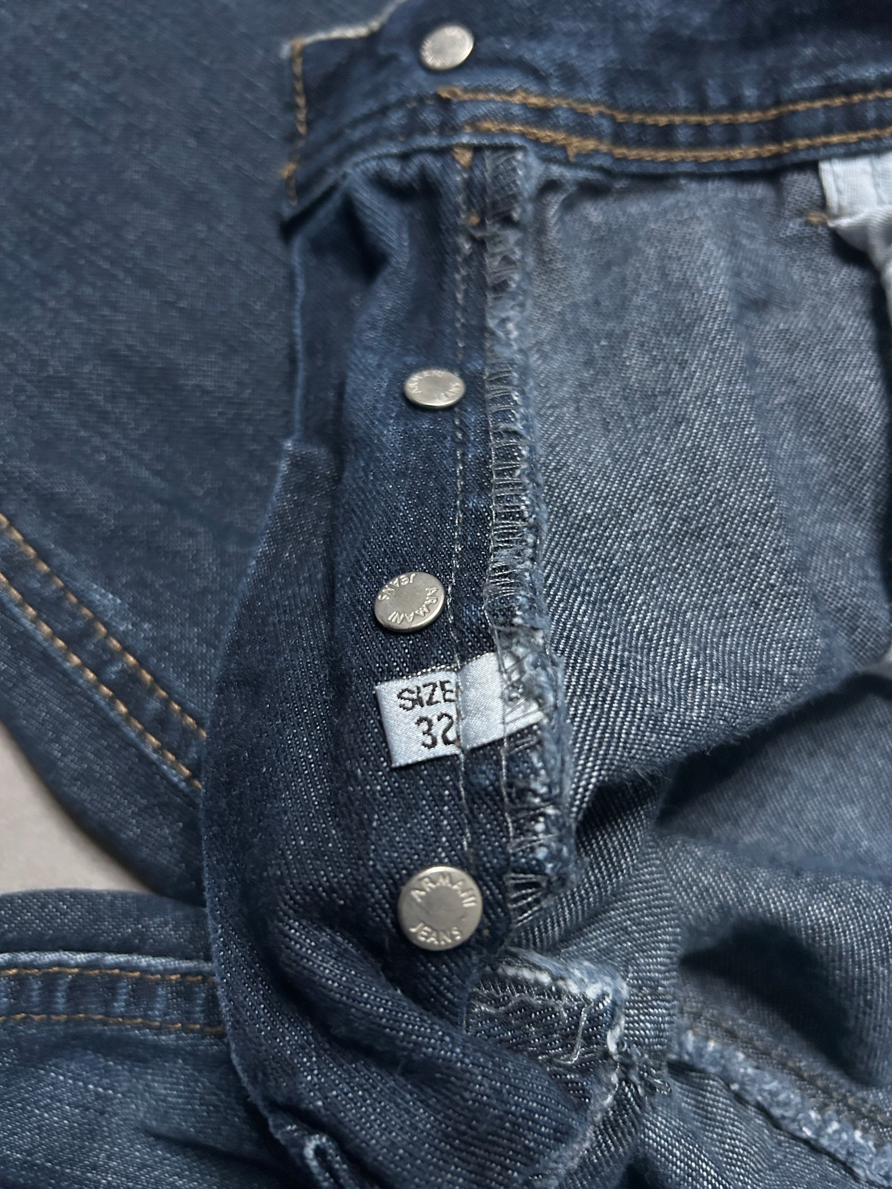 Armani Vintage Straight Fit Jeans 2008 M