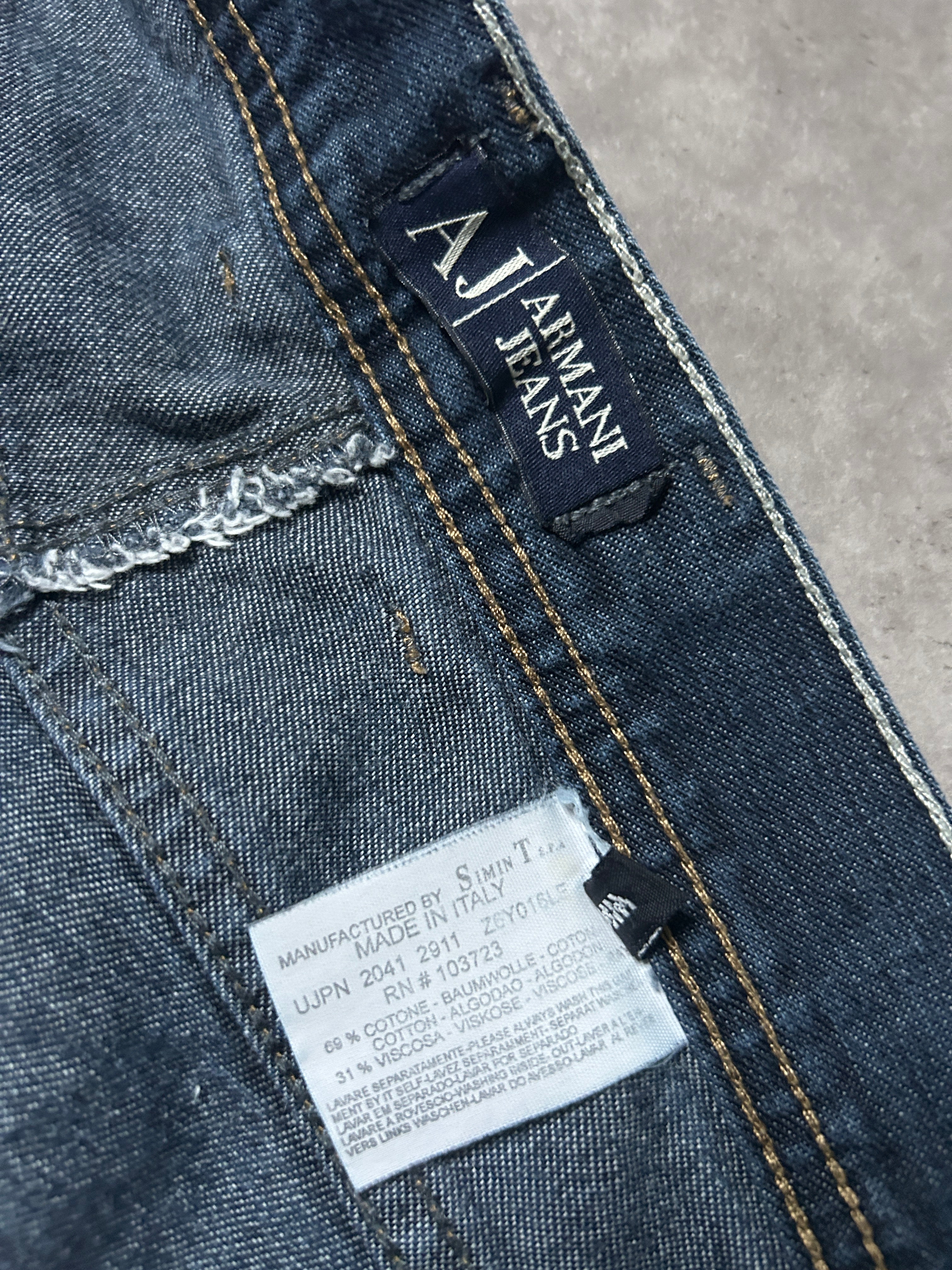 Armani Vintage Straight Fit Jeans 2008 M