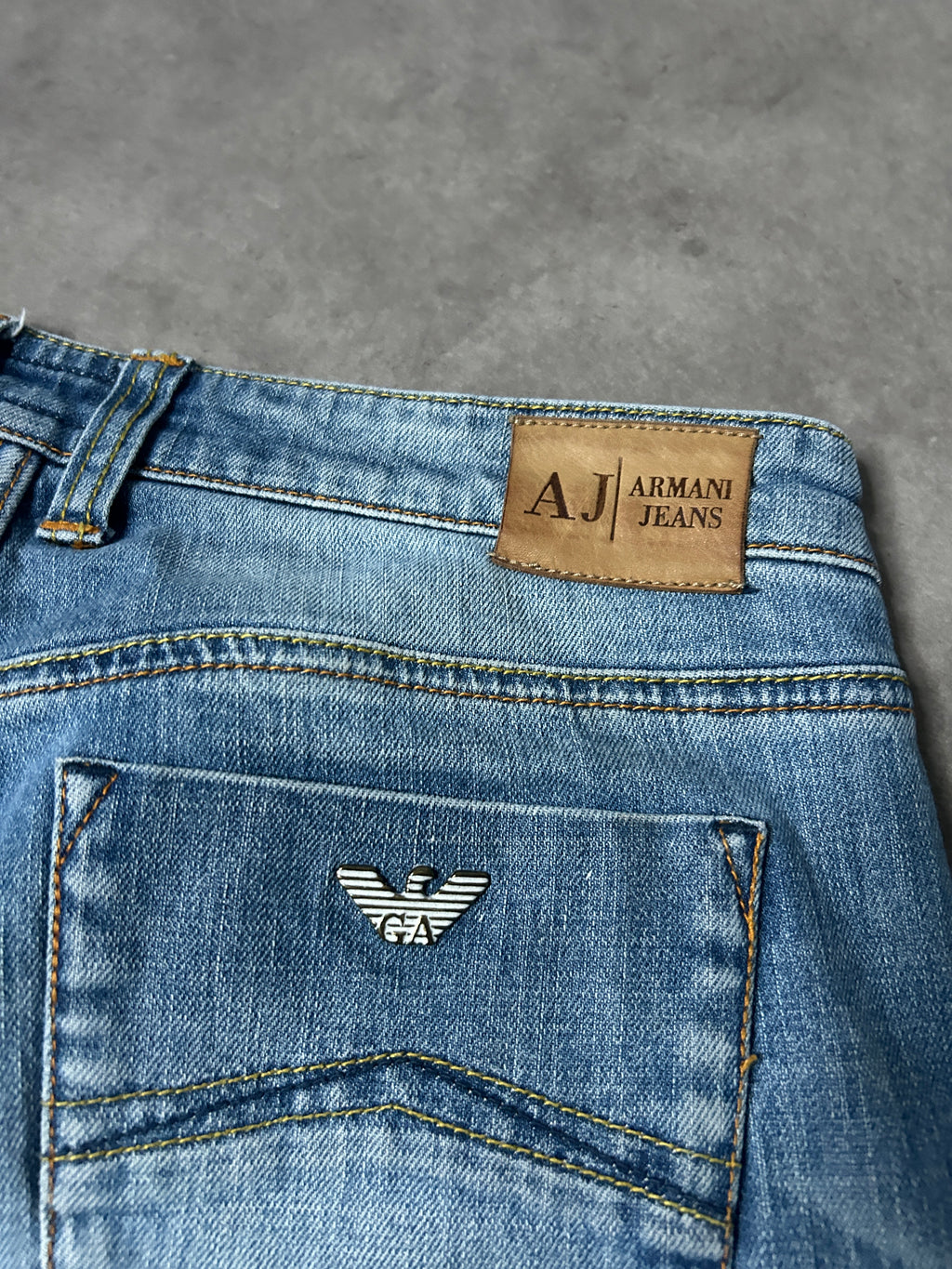Armani Vintage Straight Fit Jeans 2007 M