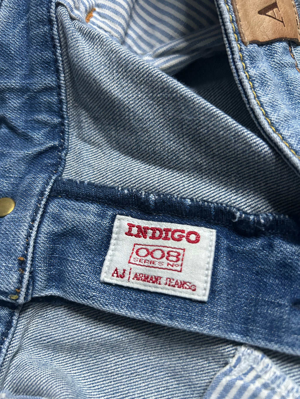 Armani Vintage Straight Fit Jeans 2007 M