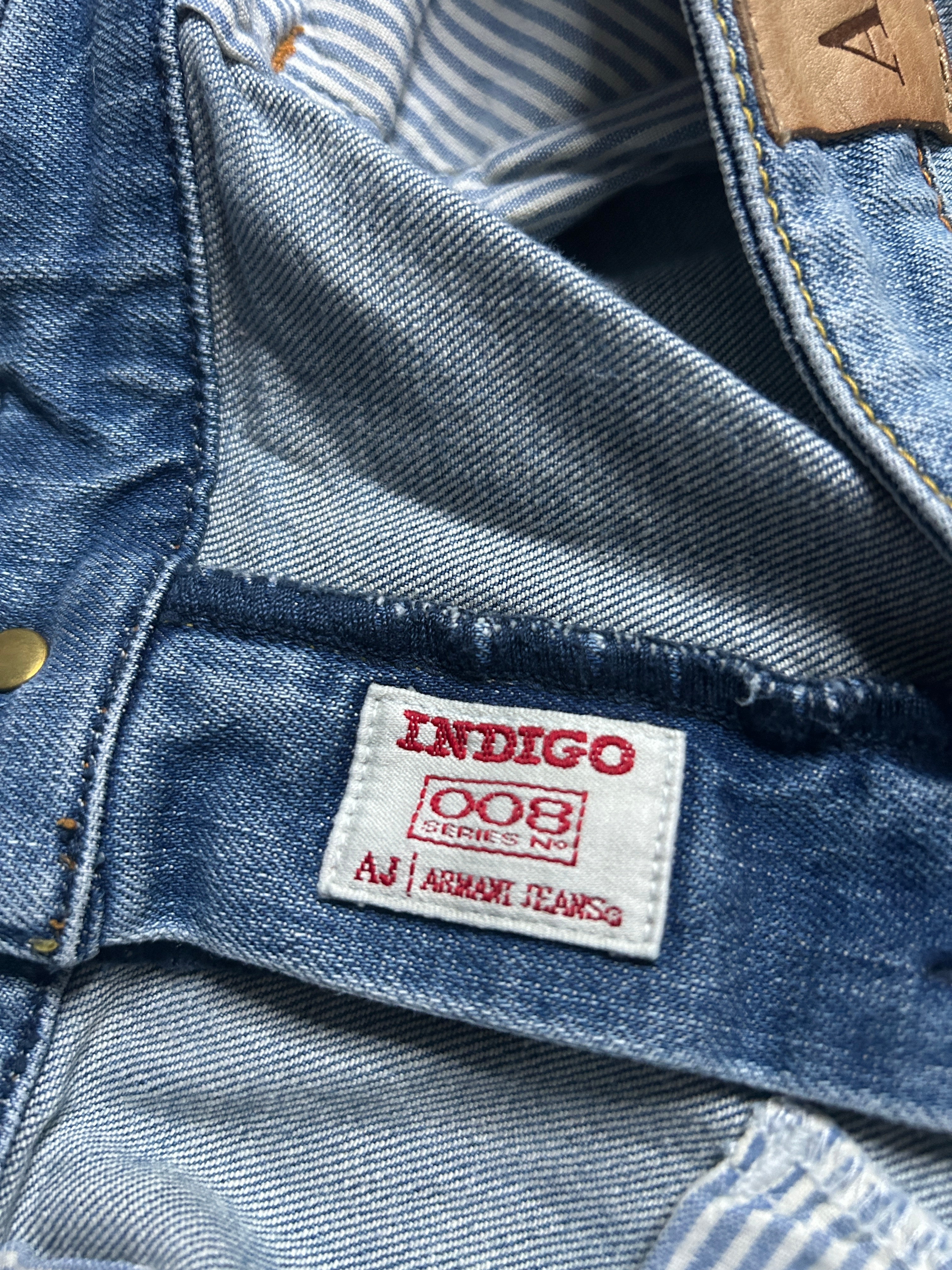 Armani Vintage Straight Fit Jeans 2007 M