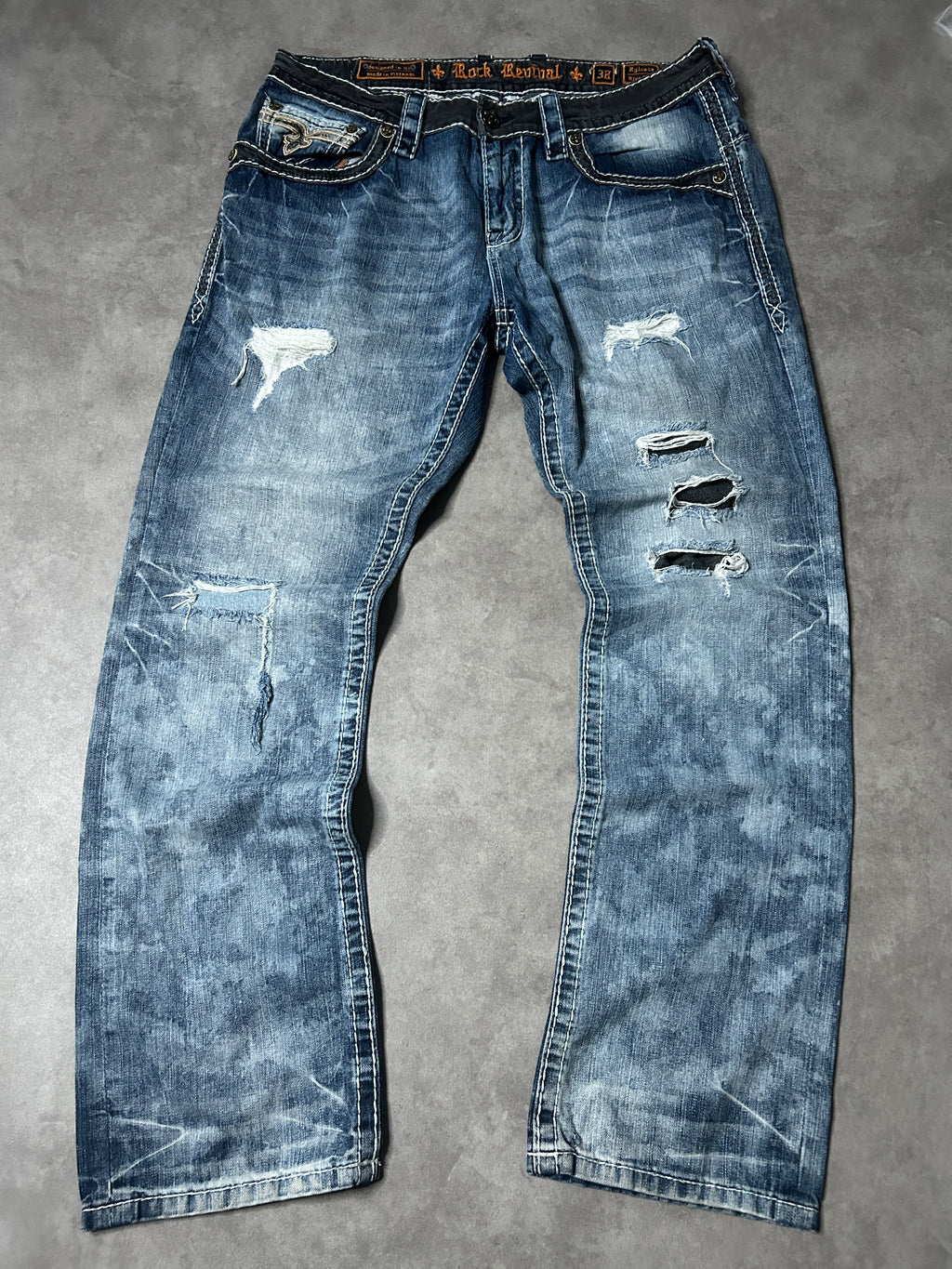 Rock Revival Vintage Regular Fit Jeans*Rare*2011 XL