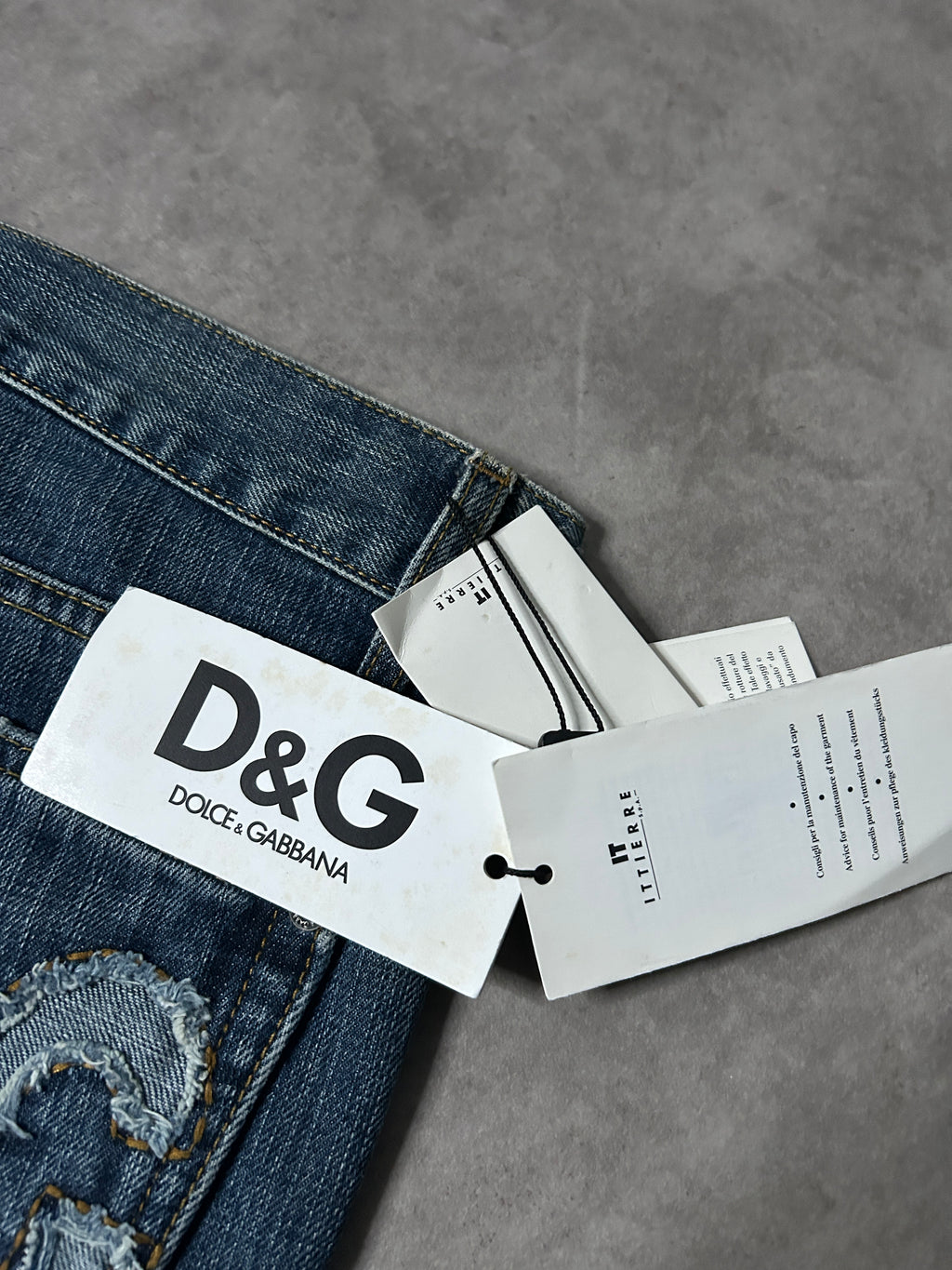 D&G Vintage Straight Fit Jeans*Rare*2008 XL