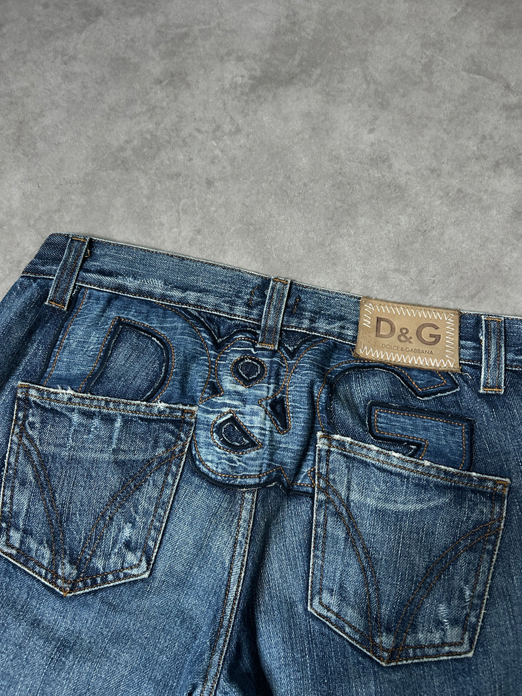 D&G Vintage Straight Fit Jeans*Rare*2005 L