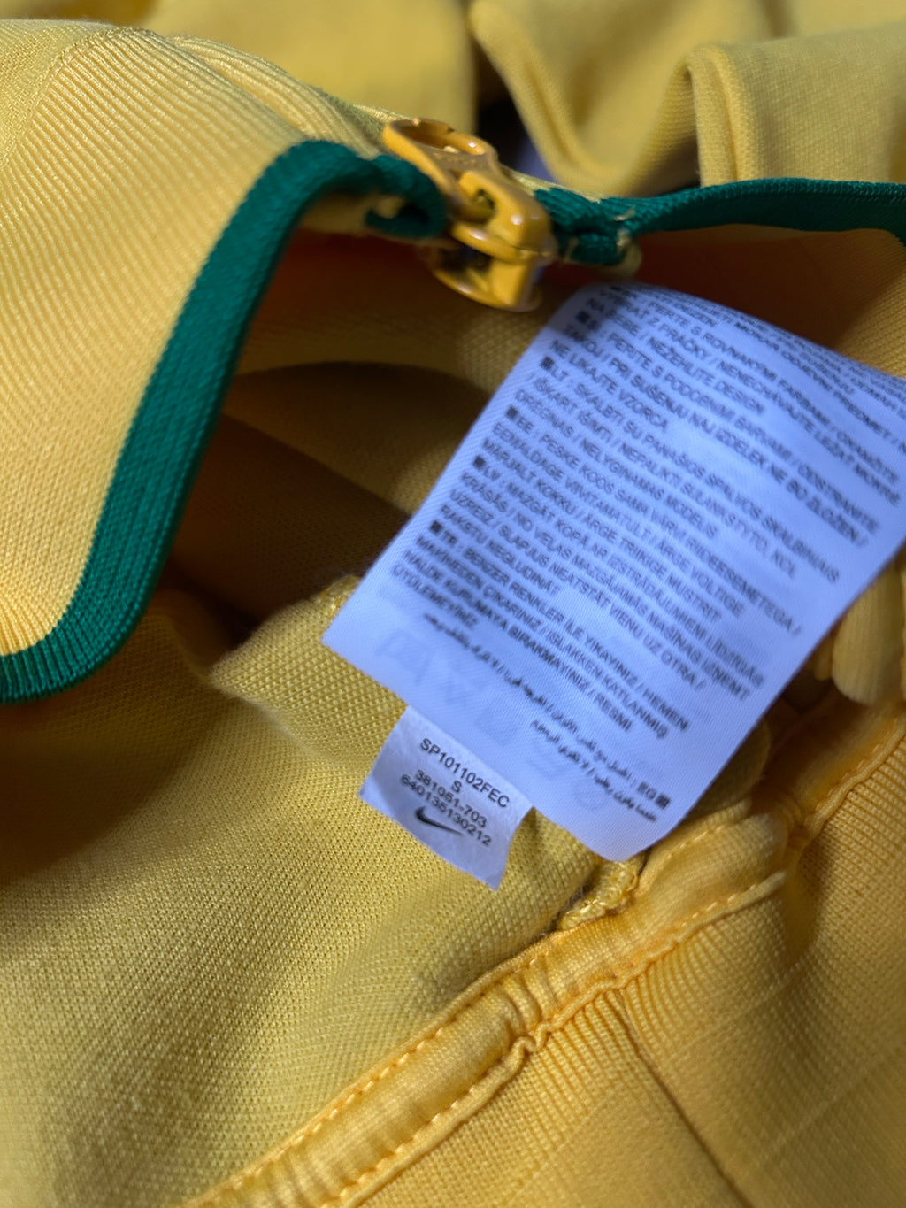 Nike Vintage Brasilien Zip Jacket*Rare*2010 S