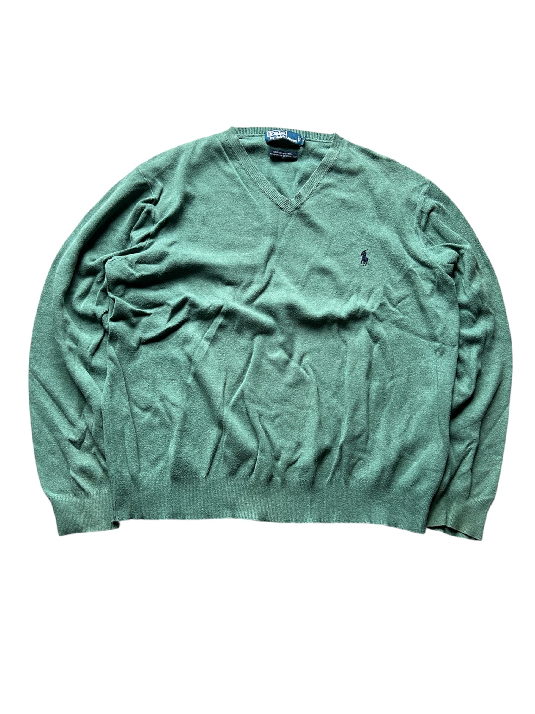 Ralph Lauren Vintage V-Neck Pullover XL