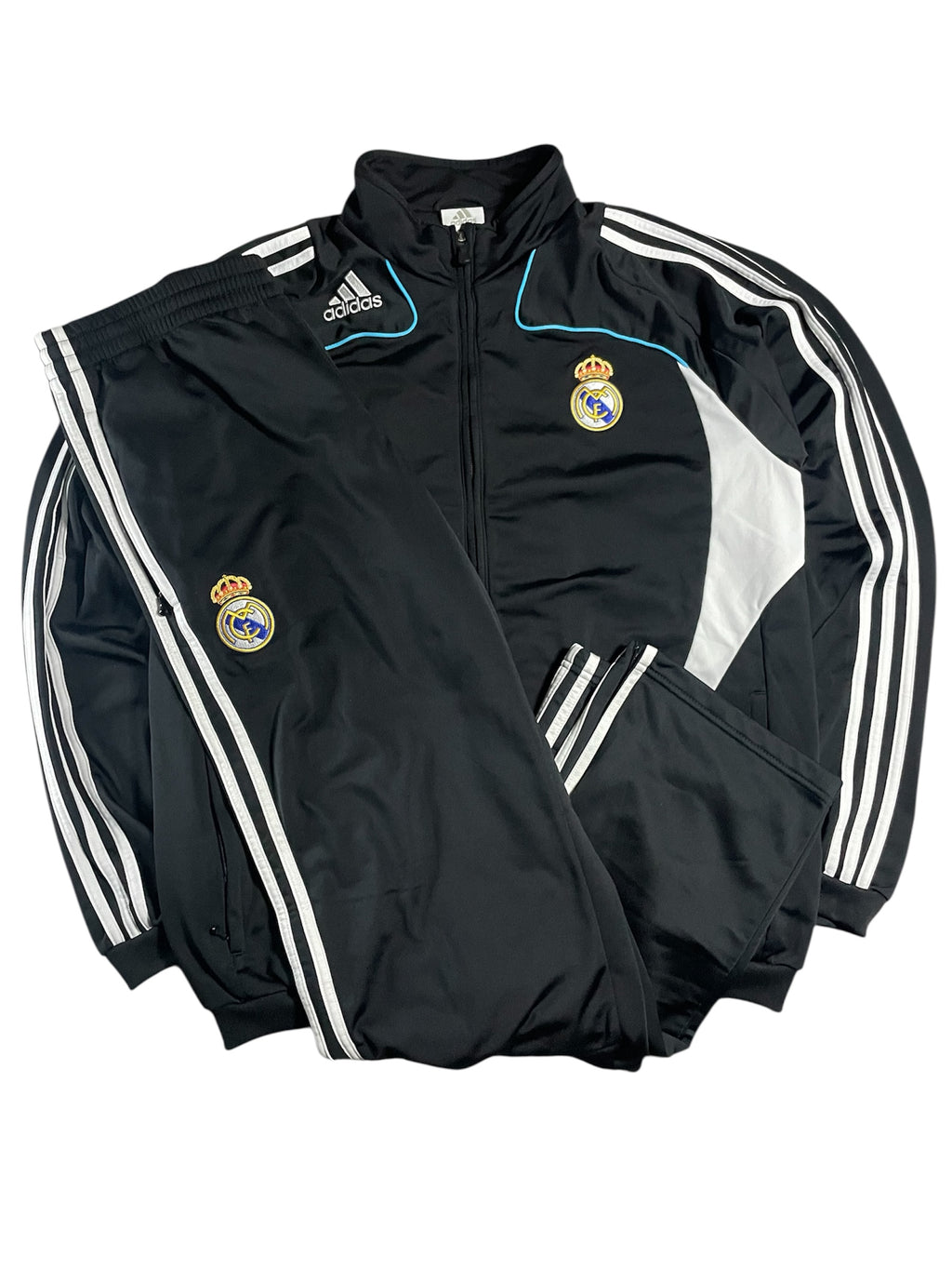 Adidas Vintage Real Madrid Tracksuit*Rare*2008 L