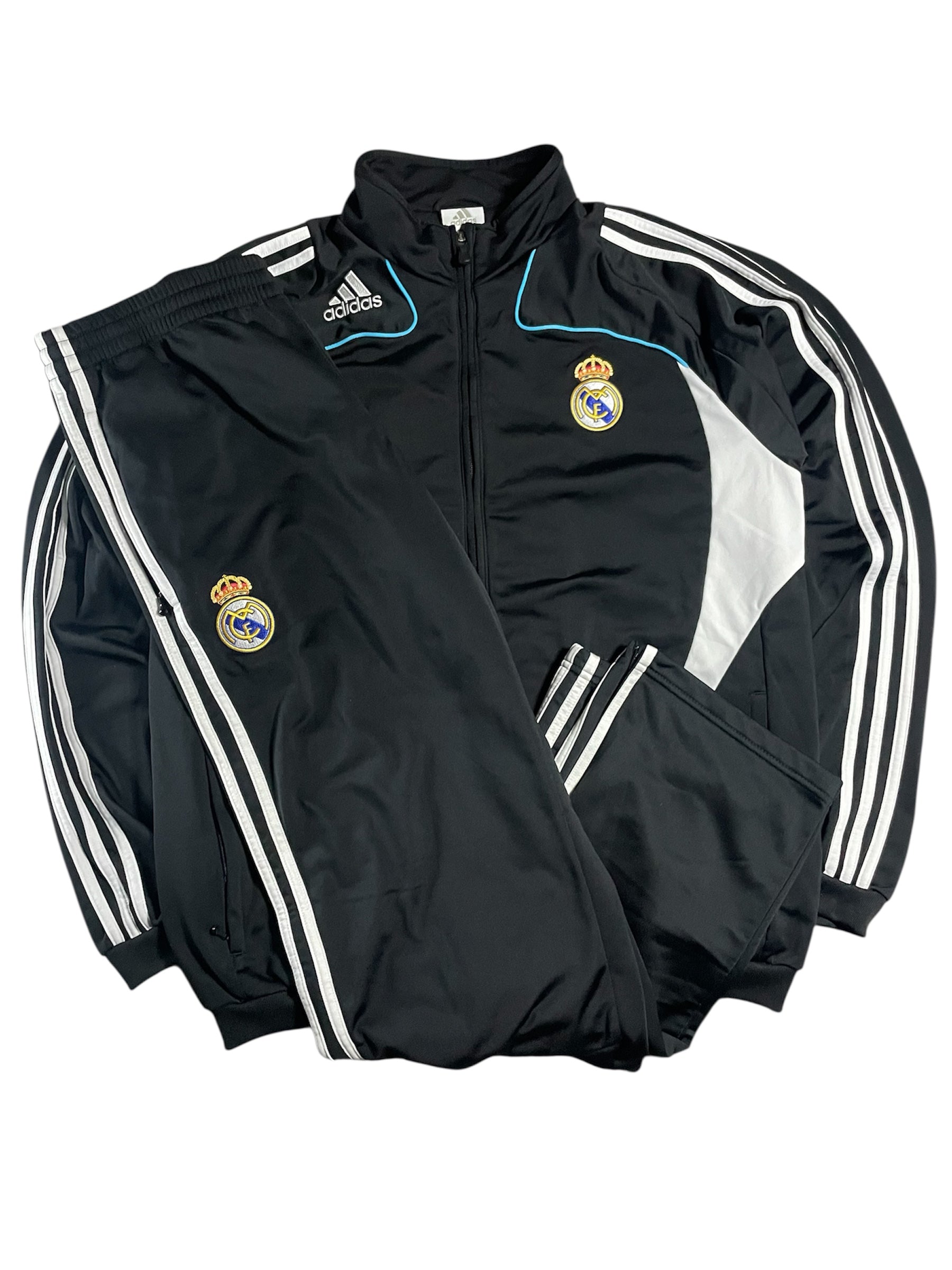Adidas Vintage Real Madrid Tracksuit*Rare*2008 L