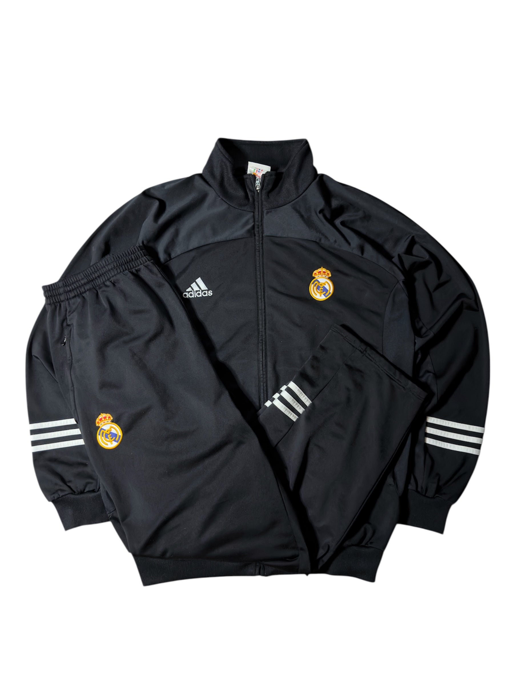 Adidas Vintage Real Madrid Tracksuit*Rare*2002 L