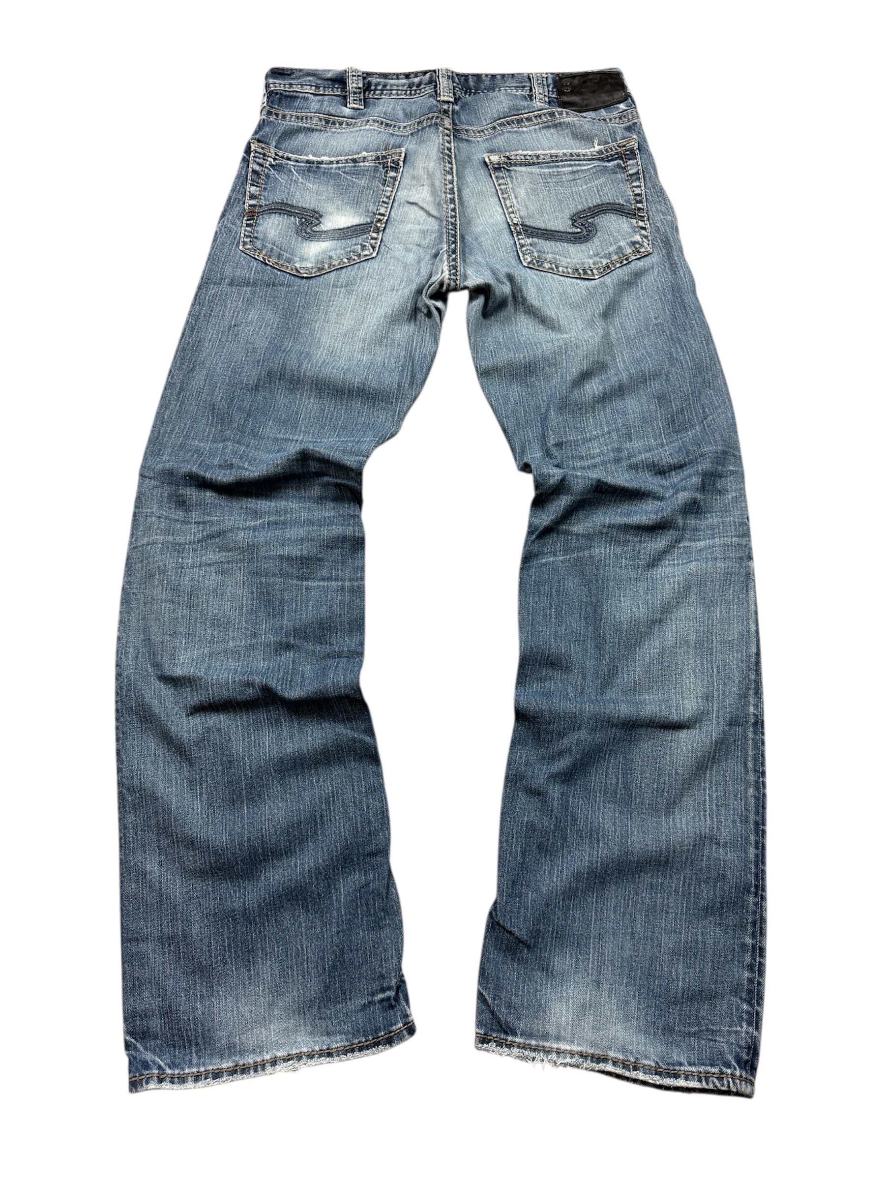 Silver Jeans Vintage Backprint Y2K Bootcut 2000s L Herren