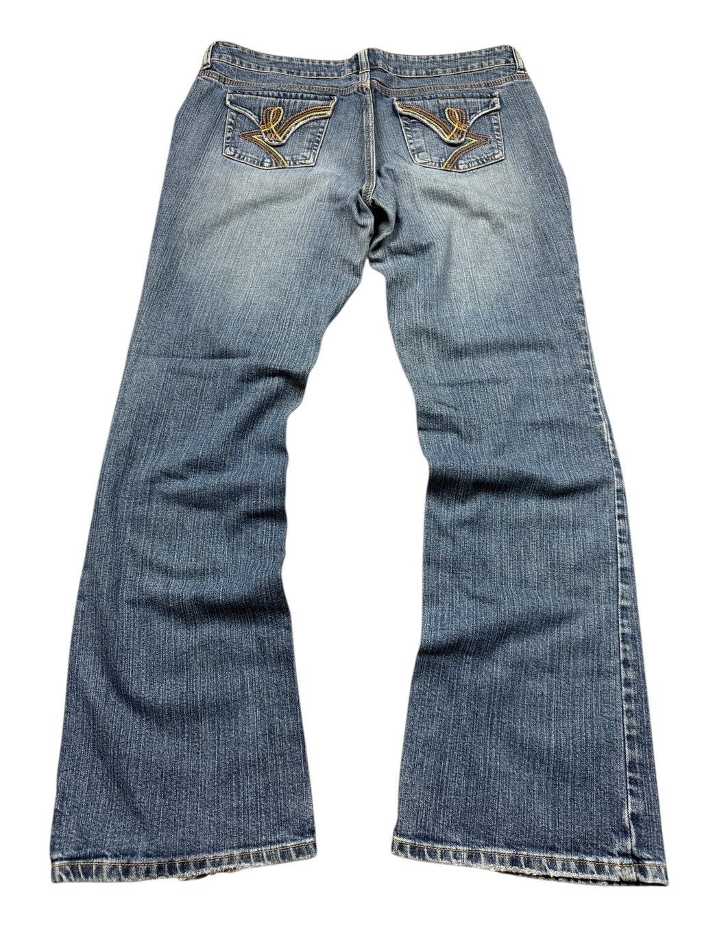 nobo Vintage Backprint Y2K Bootcut Jeans ca. 2000s Größe M