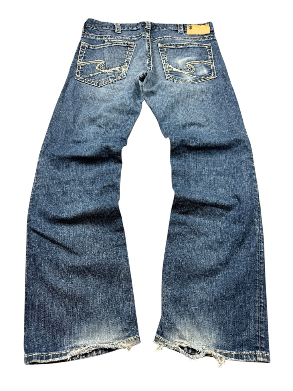 Silver Jeans Vintage Backprint Y2K Straight Fit 2000s XL Herren