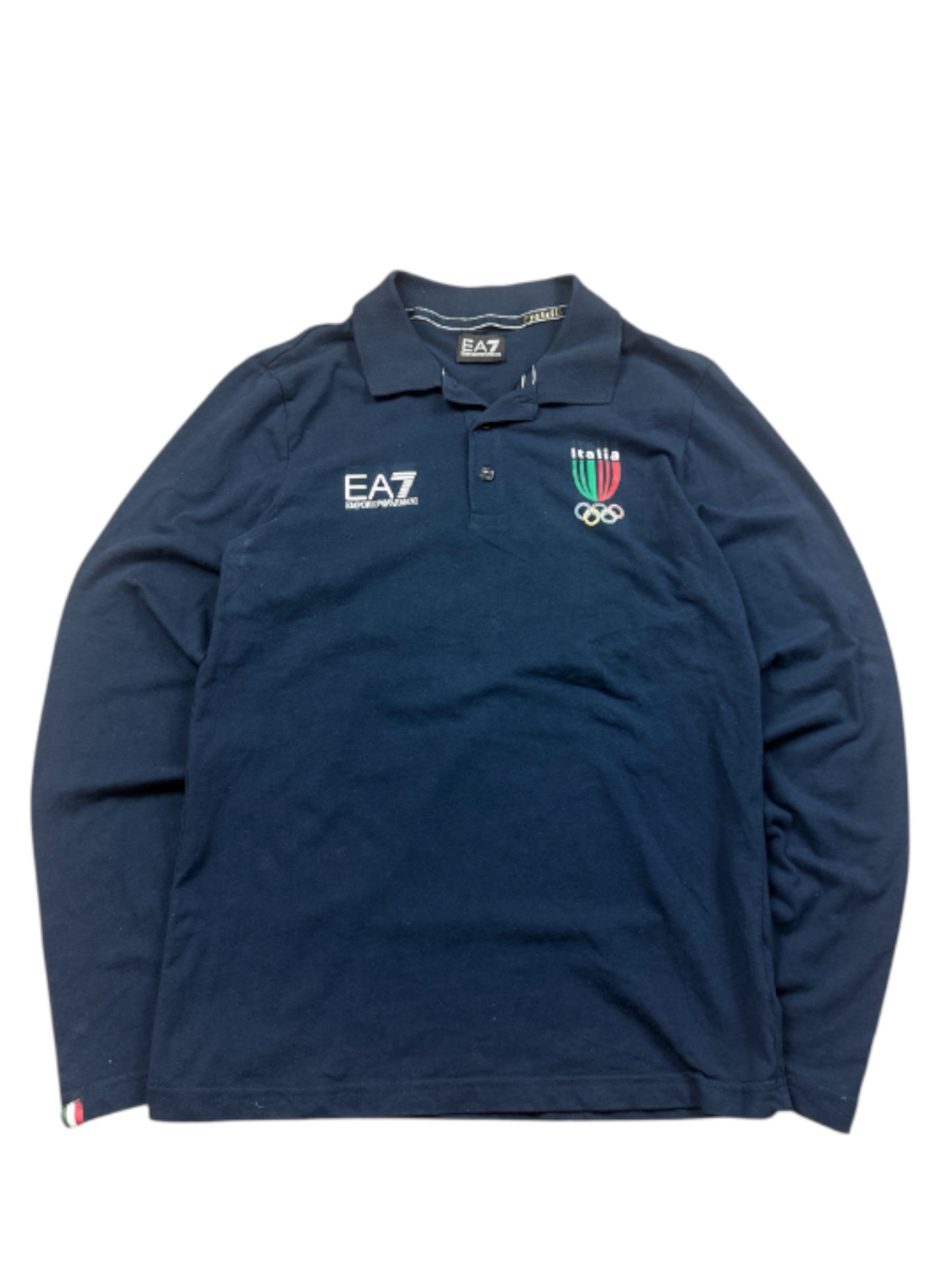 EA7 Emporio Armani Vintage Longsleeve Polo*Rare*2012 L