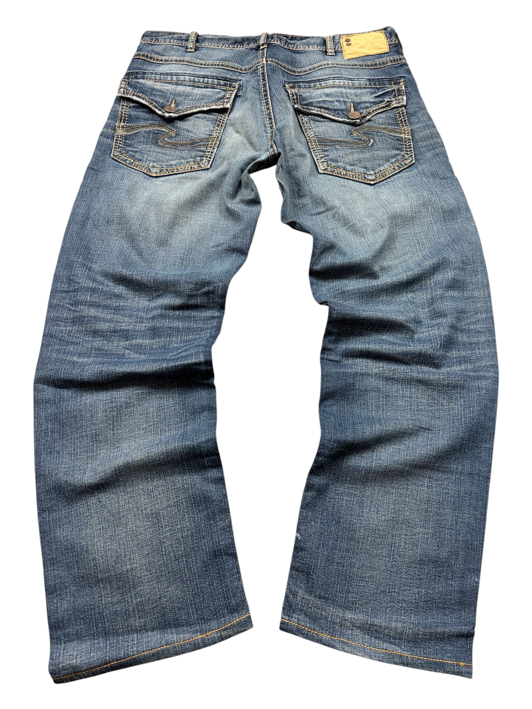 Silver Jeans Vintage Jeans Backprint Y2K Straight Fit 2008 L