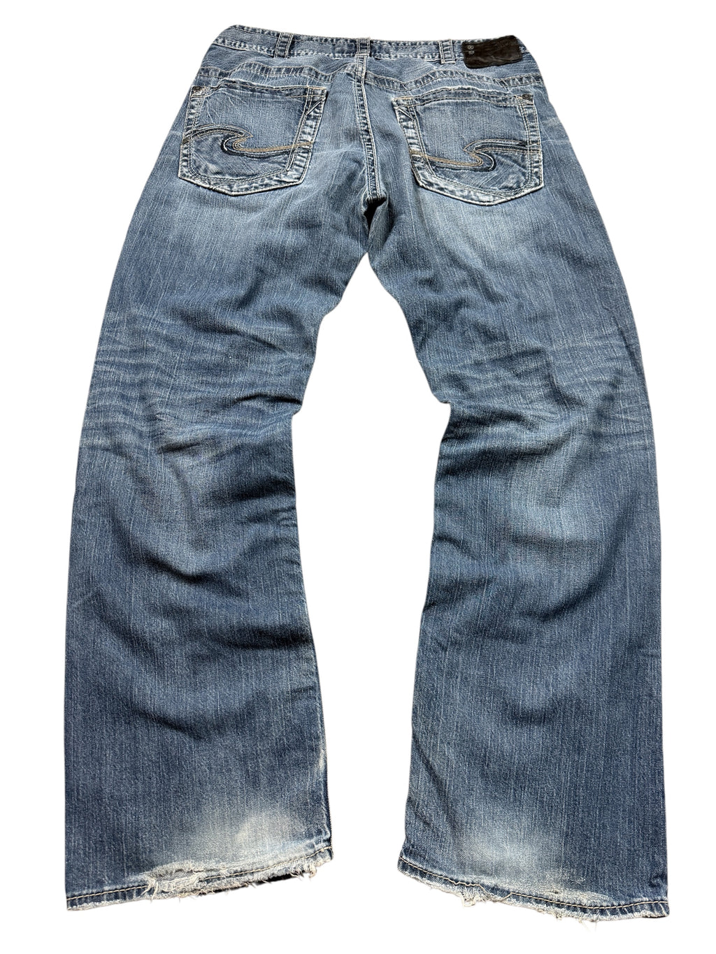 Silver Jeans Vintage Jeans Backprint Y2K Straight Fit*Rare*2008 XL