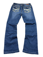 Wallflower Vintage Jeans Backprint Y2K Bootcut Fit 2000s S Damen