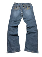 WallFlower Vintage Jeans Backprint Y2K Bootcut Fit 2006 L Damen