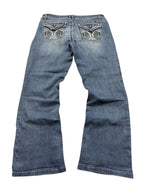 APT.9 Vintage Jeans Backprint Y2K Bootcut Fit 2007 M Damen