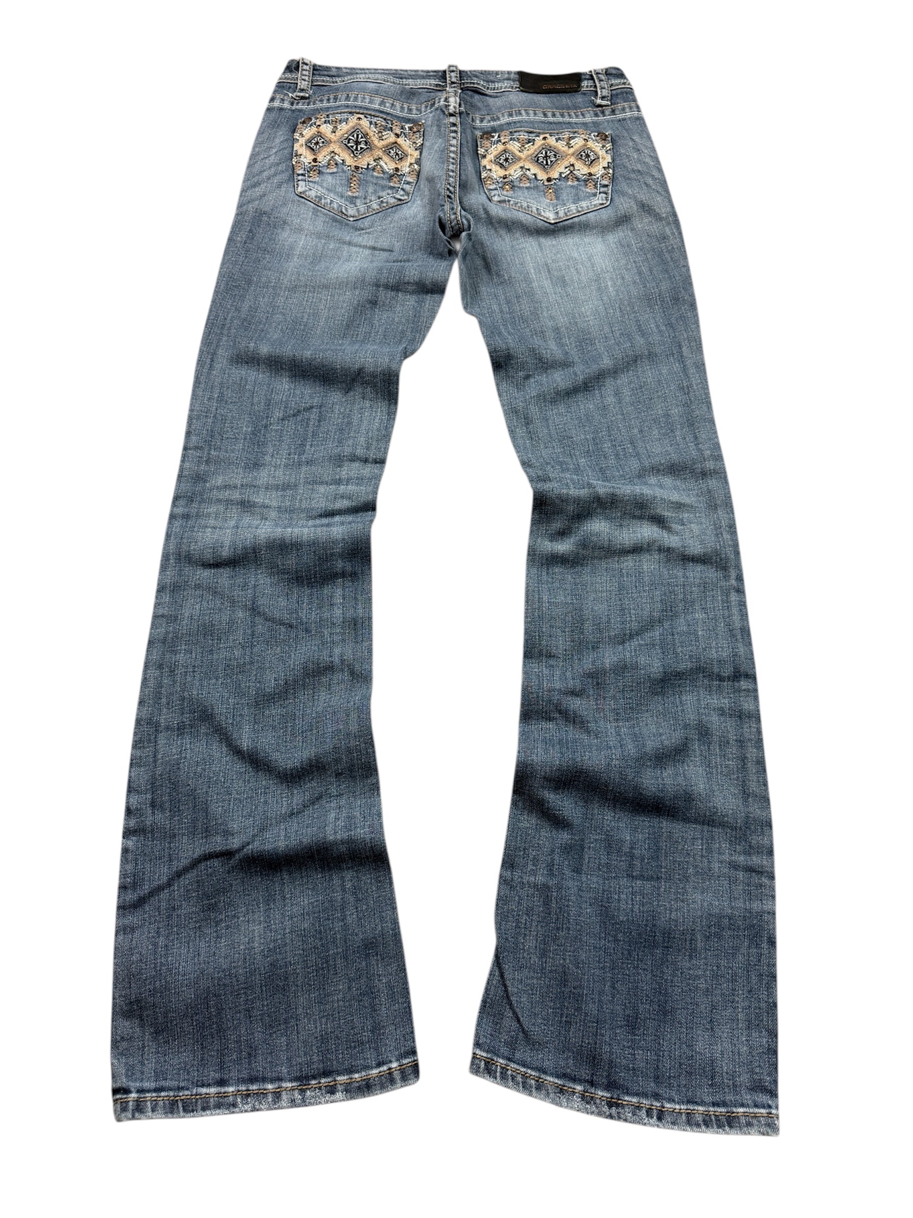 Grace in LA Vintage Jeans Backprint Y2K Bootcut Fit 2006 M Damen