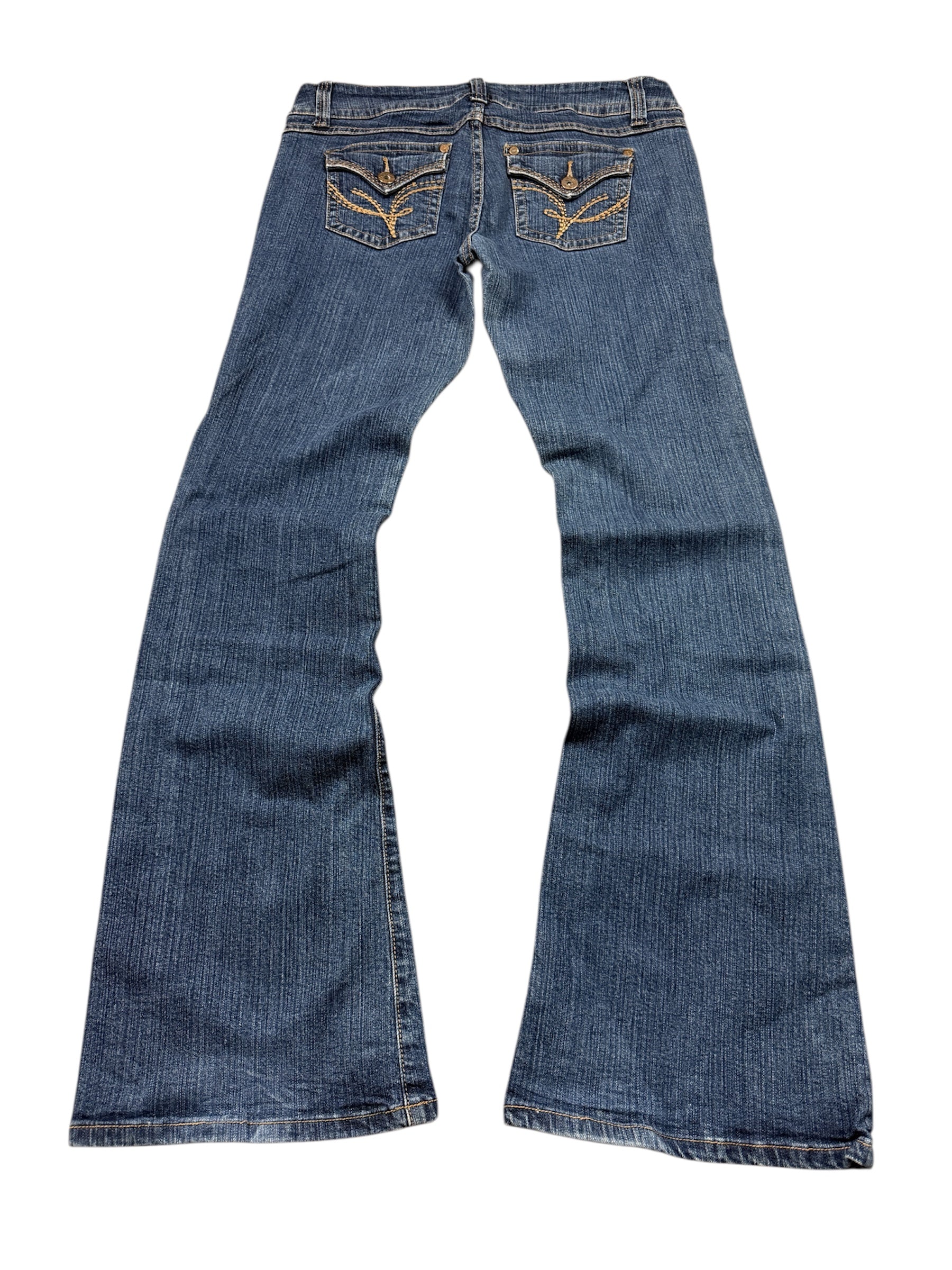 Streetwear Society Vintage Jeans Backprint Y2K Bootcut Fit 2003 M Damen