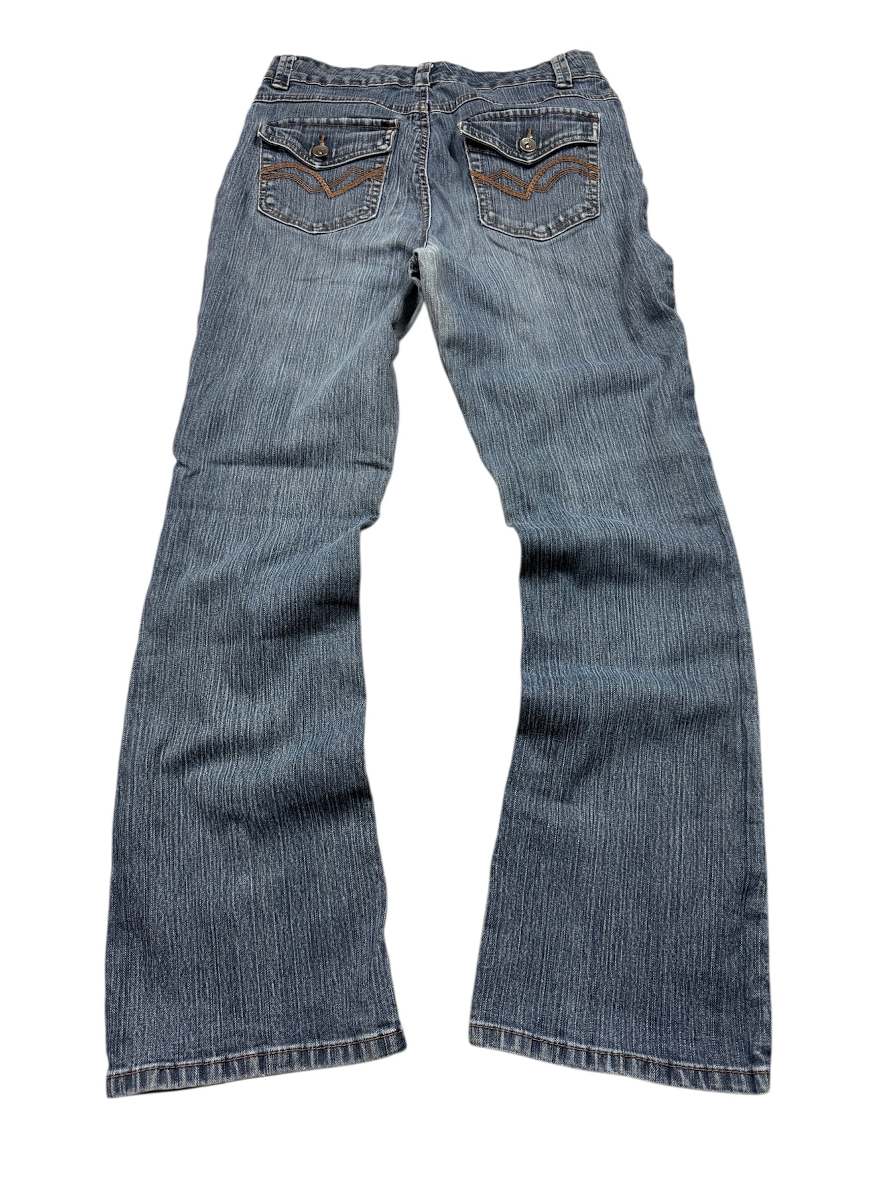 Nine West Vintage Jeans Backprint Y2K Bootcut Fit 2004 S