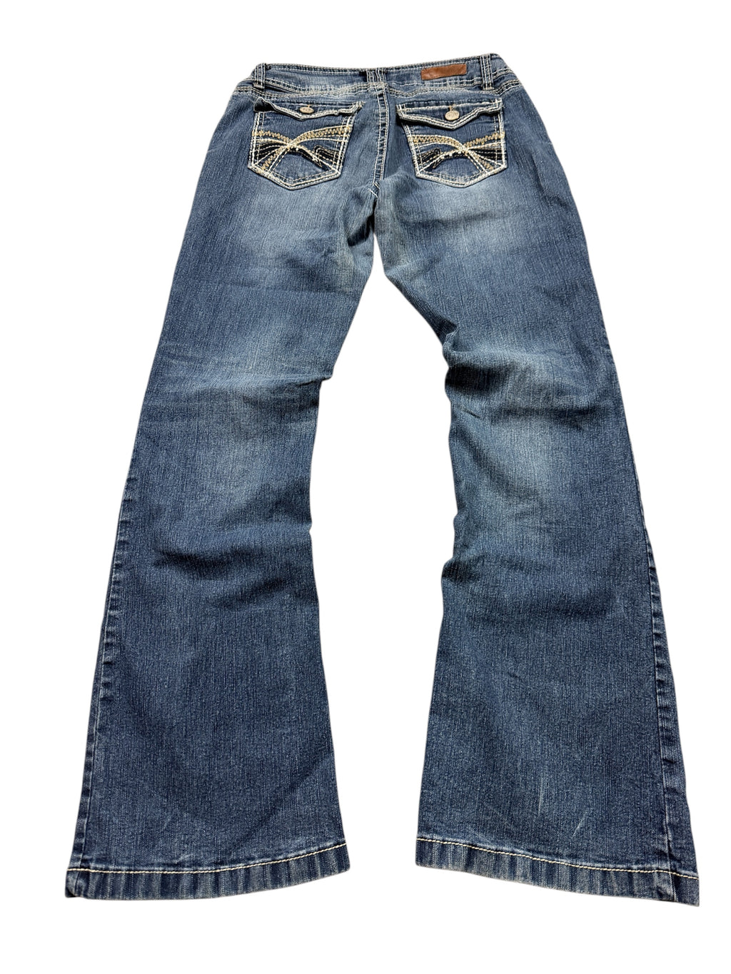 Vintage Jeans Backprint Y2K Bootcut Fit 2005 S Damen