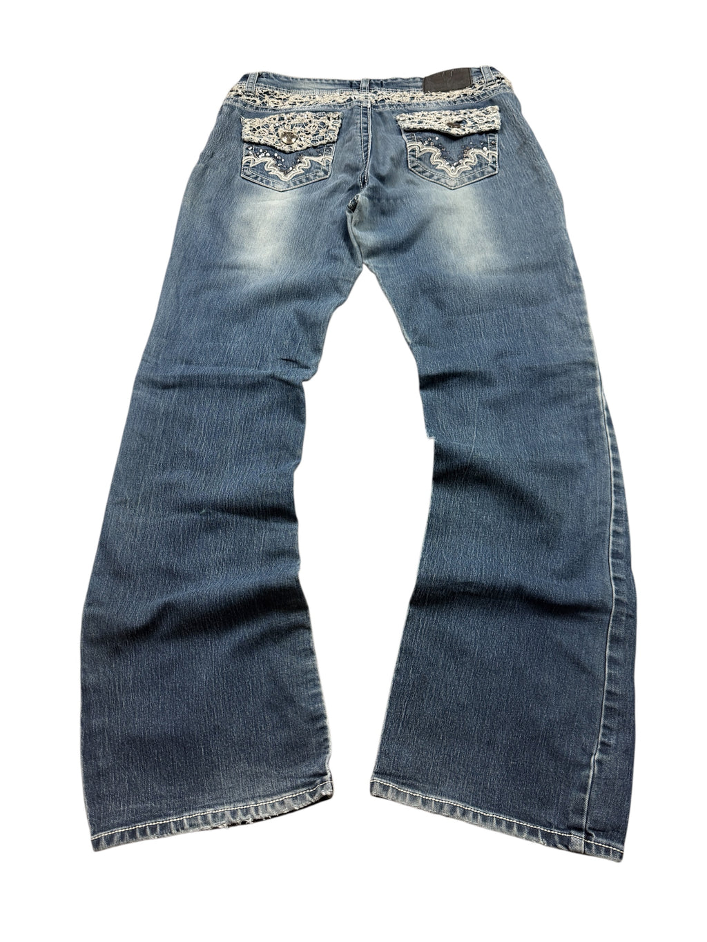 Vintage Jeans Backprint Y2K Bootcut Fit 2005 S Damen