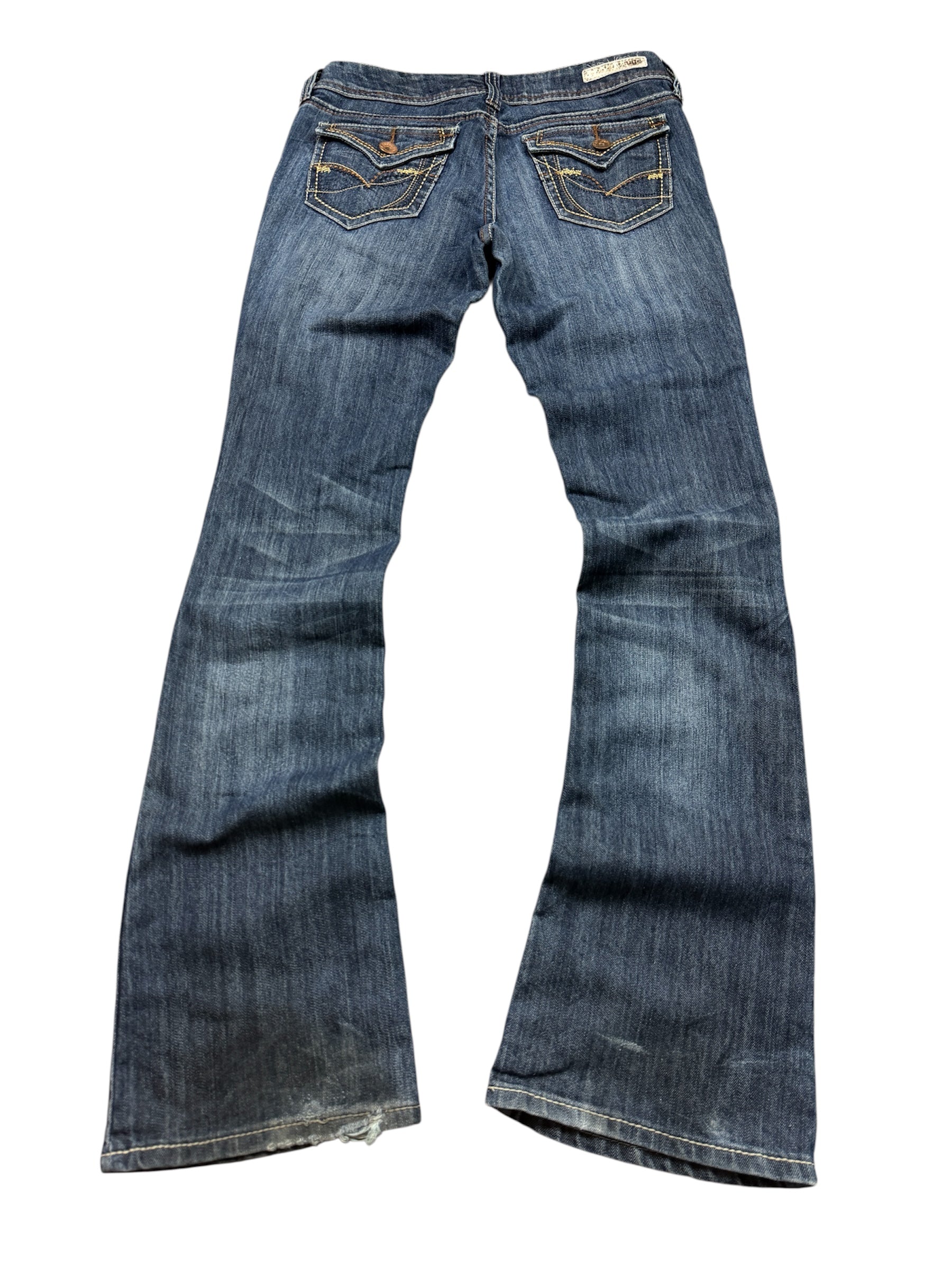 Vintage Jeans Backprint Y2K Bootcut Fit 2005 M Damen