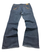 Grane Vintage Jeans Backprint Y2K Bootcut Fit 2005 M Damen