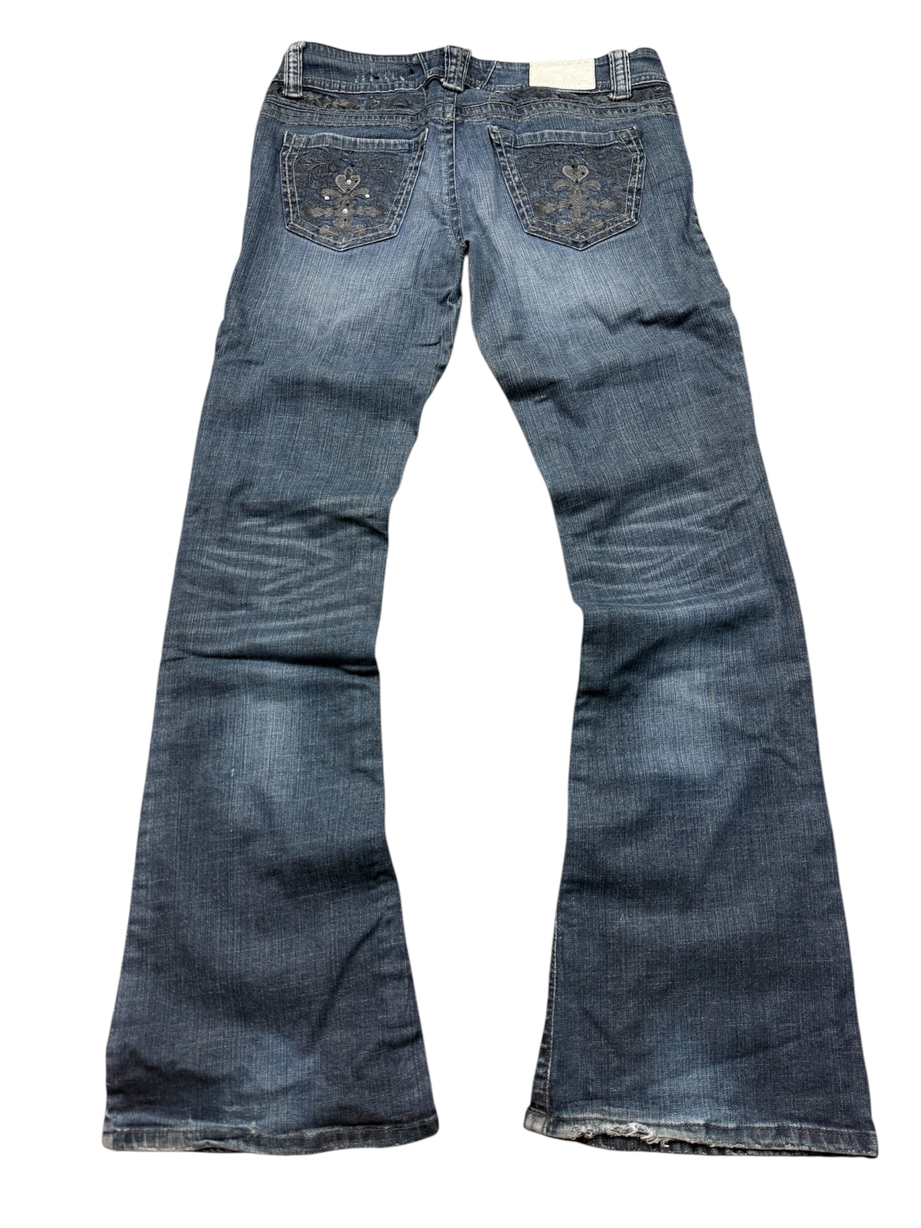 Candie’s Vintage Jeans Backprint Y2K Bootcut Fit 2006 M Damen