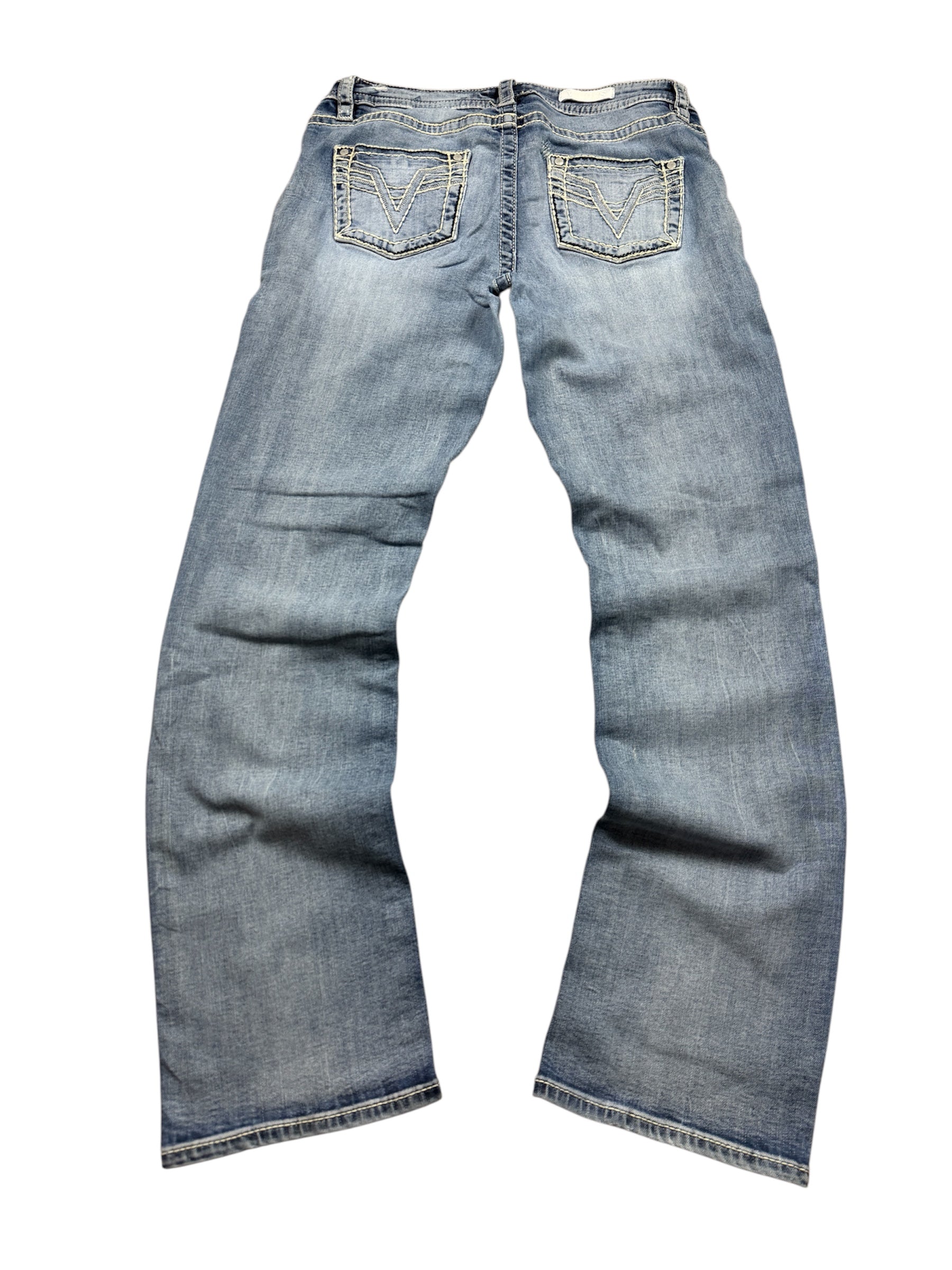 Vigoss Vintage Jeans Backprint Y2K Straight Fit 2006 M Damen