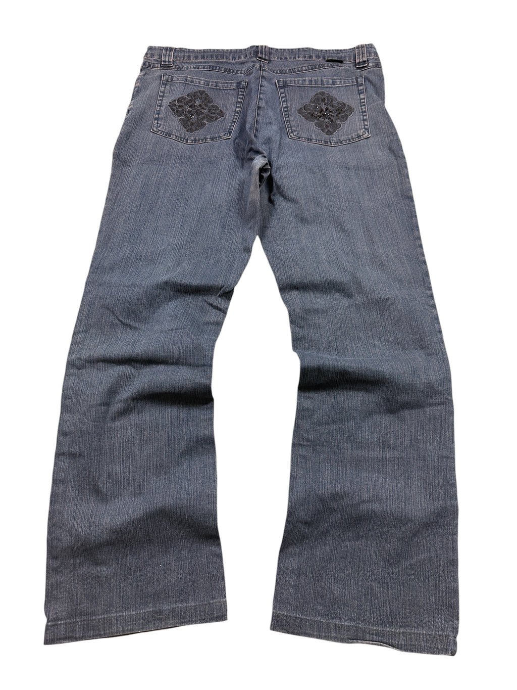 AZAY Vintage Jeans Backprint Y2K Bootcut Fit 2000s L