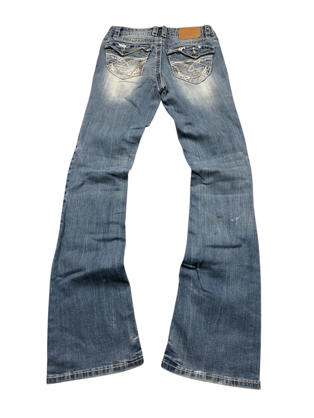 AMETHYST Vintage Jeans Backprint Y2K Bootcut Fit 2000s S Damen