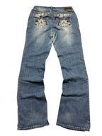 Wallflower Vintage Jeans Backprint Y2K Bootcut Fit 2005 M Damen