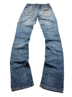 Wrangler Vintage Jeans Backprint Y2K Bootcut Fit 2006 M Damen