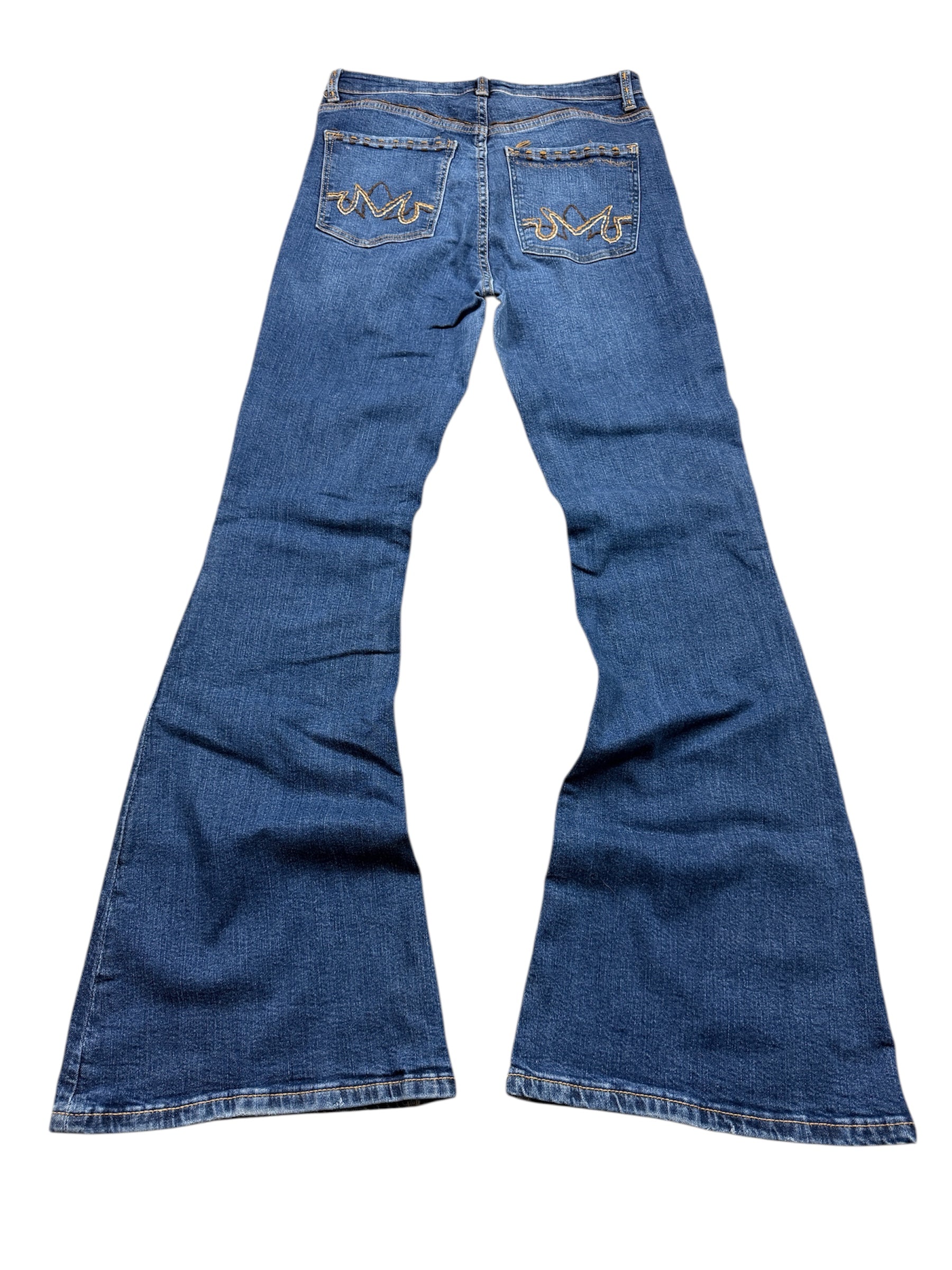 Vintage Bershka Jeans Y2K Flare Fit 2015 Damen M