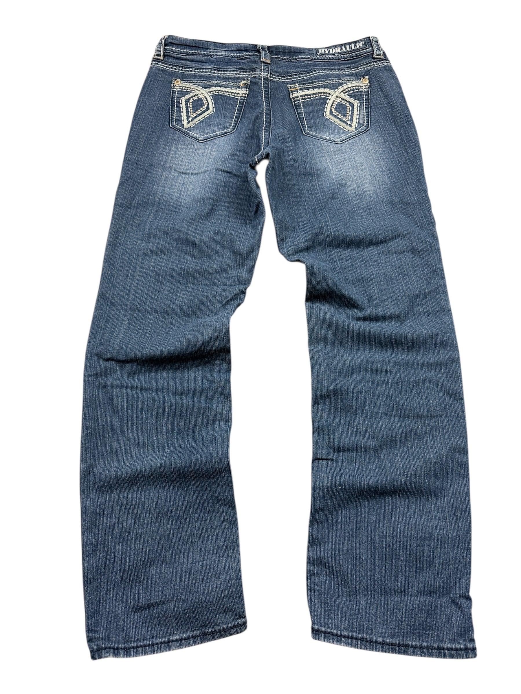 Hydraulic Vintage Jeans Backprint Y2K Straight Fit 2005 S Damen