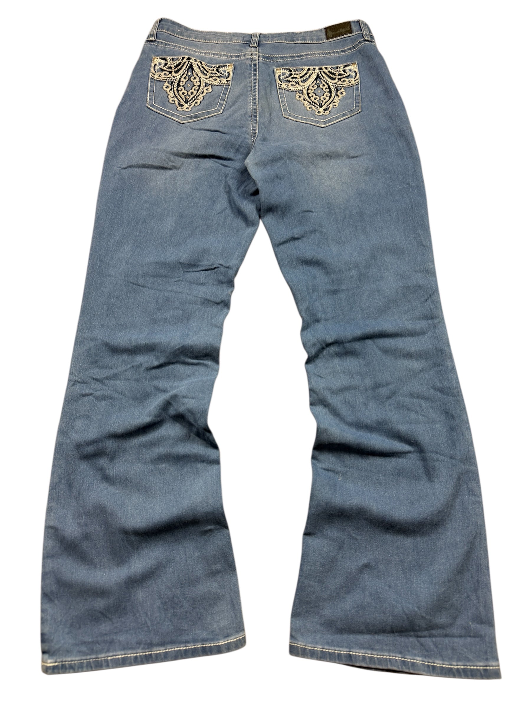 Soundgirl Vintage Jeans Backprint Y2K Bootcut Fit 2006 L Damen