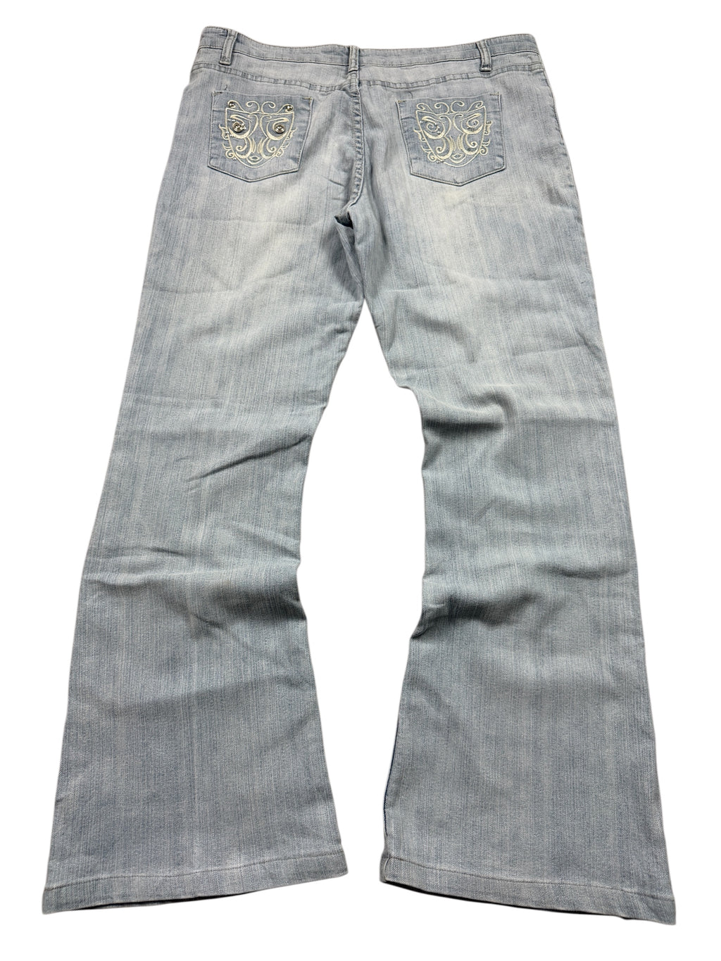 Max Vintage Jeans Backprint Y2K Bootcut Fit 2005 M