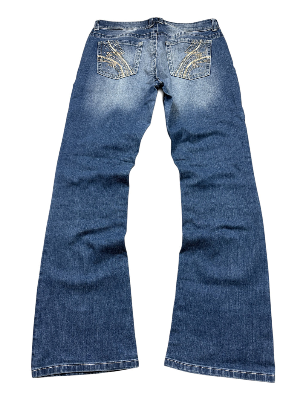 API Vintage Jeans Backprint Y2K Bootcut Fit 2006 M Damen