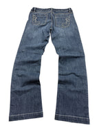 White House Blanc Vintage Jeans Backprint Y2K Bootcut Fit 2005 S Damen