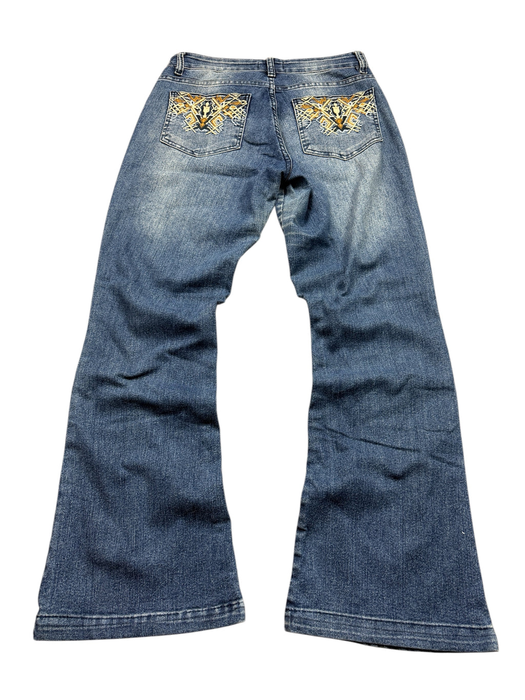 Pink & Co Vintage Jeans Backprint Y2K Bootcut Fit 2006 M Damen